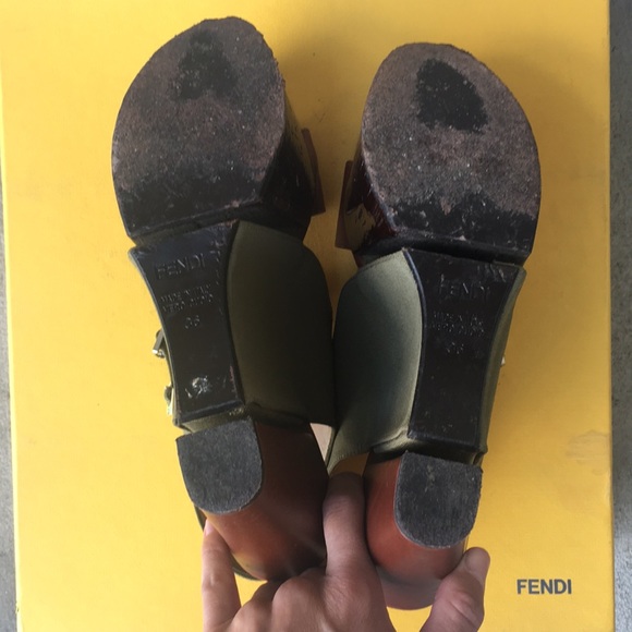 PRICE DROP! Fendi Platform Sandals Sz 36 - Picture 5 of 8